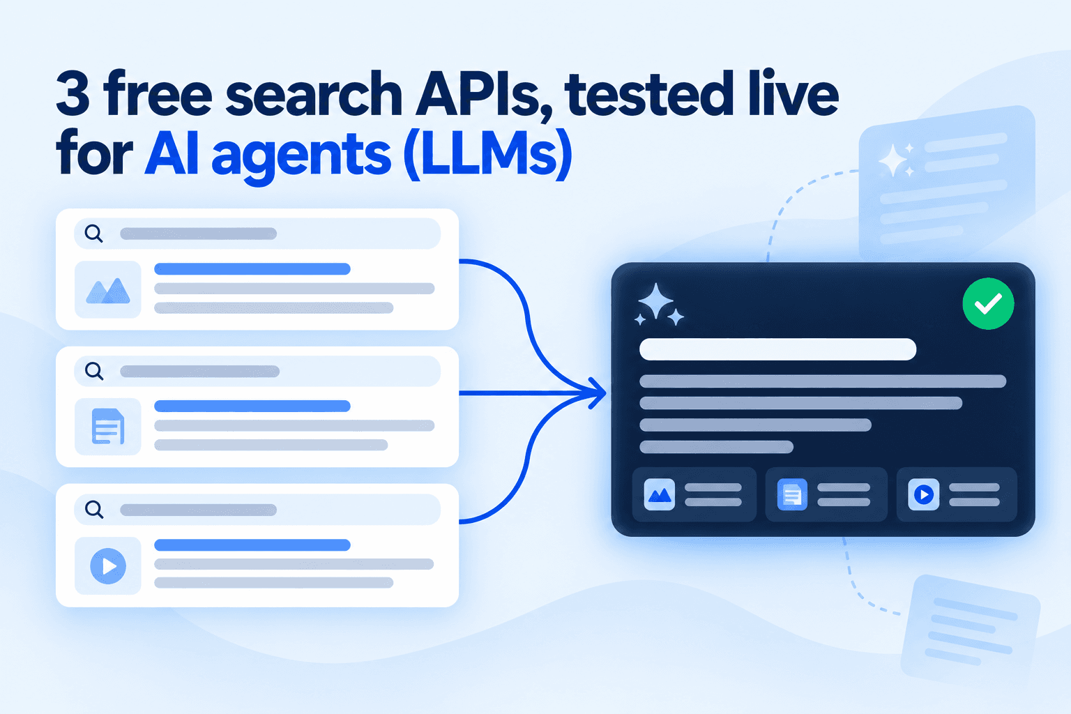Best Free Web Search APIs for LLM Agents: 3 Tested Live